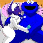 absol cookie_monster pokemon sesame_street tagme 