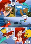  a_new_discovery_for_ariel ariel comic disney dudley flounder palcomix sebastian the_little_mermaid ursula 