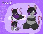  chubby_female curvy_figure eyewear female game_boy_color game_boy_family gaming glasses hair lucy_(lupintheokami) lupintheokami mammal mouse murid murine nintendo playing_videogame purple_hair rat rodent slightly_chubby solo video_games wario_land 