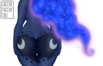  absurd_res anthro anus butt female friendship_is_magic genitals hasbro hi_res luna_(disambiguation) moon my_little_pony night princess princess_luna_(mlp) pussy rear_view royalty solo 