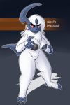  2020 absurd_res anthro anthrofied areola breasts digital_media_(artwork) english_text female fur genitals hi_res lime09 nintendo nipples nude pok&eacute;mon pok&eacute;mon_(species) pok&eacute;morph pussy solo text video_games 