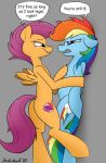  2020 chest_tuft duo equid equine friendship_is_magic hi_res mammal my_little_pony pterippus rainbow_dash_(mlp) scootaloo_(mlp) strebiskunk tuft wings 