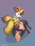  4_toes anus bb big_butt blush braixen breasts butt chelodoy claws disembodied_hand female gaping gaping_anus genitals hi_res nintendo nipples pawpads pink_pawpads pok&eacute;mon pok&eacute;mon_(species) pussy soles spread_anus spreading toe_claws toes video_games 