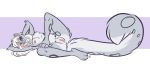  anthro big_tail breasts burn feet felid feline felis female freckles_(nukepone) genitals hair mammal nicnak044 nipples pantherine paws pinup pose pussy scar snow_leopard solo whiskers yoga 