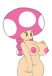  big_breasts breasts dizzytizzy edit female genitals hi_res humanoid mammal mario_bros nintendo nipples not_furry nude pussy simple_background solo standing thick_thighs toad_(mario) toadette video_games white_background wide_hips 