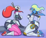  absurd_res anthro cowgirl_position facesitting female group group_sex gynomorph hi_res human humanoid intersex machine male male/female mammal on_top robot robot_humanoid saidra sex tengen_toppa_gurren_lagann tengen_toppa_solvernia tengen_toppa_yoko_w_tank threesome 