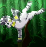  absurd_res dracoflames_(artist) equid equine female feral friendship_is_magic grey_body hi_res jewelry mammal my_little_pony outside solo vines zebra zecora_(mlp) 