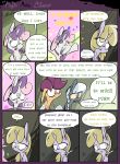  2015 abstract_background apple_bloom_(mlp) bandage blonde_mane border colored comic dialogue digital_media_(artwork) ears_back english_text equid equine female feral friendship_is_magic fur green_eyes grey_body grey_fur grey_mane group hi_res horse lenses long_ears looking_at_another looking_up mammal mane multicolored_mane my_little_pony open_mouth orange_body orange_fur pegasus_pony pendant pink_mane pivoted_ears pony purple_eyes purple_mane scootaloo_(mlp) signature silver_spoon_(mlp) slitherpon speech_bubble sweetie_belle_(mlp) symbol text toony two_tone_mane two_tone_tail unicorn_pony white_body white_fur white_mane yellow_eyes 