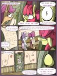  2014 angry apple_bloom_(mlp) bodily_fluids border colored comic crying dialogue digital_media_(artwork) door ears_down english_text equid equine female feral friendship_is_magic fur green_eyes group hi_res horse inside long_ears mammal mane mouth_hold multicolored_mane my_little_pony open_mouth orange_body orange_fur pegasus_pony pink_mane pivoted_ears pony purple_eyes purple_mane red_bow red_mane scootaloo_(mlp) sign signature slitherpon speech_bubble sweetie_belle_(mlp) tears teary_eyes text toony two_tone_mane two_tone_tail unicorn_pony white_body white_fur yellow_body yellow_eyes yellow_fur 
