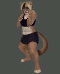 absurd_res anonymous_artist anthro athletic athletic_female boxing brown_body brown_fur cassie_evans chipped_ear claws clothing cougar eye_patch eyewear felid feline female fur hi_res mammal open_mouth open_smile smile solo sport teeth teeth_showing 