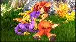  2020 3d_(artwork) activision anus butt clothing digital_media_(artwork) dragon duo elora female feral genitals hair hi_res kissing larger_female lewdyroom male male/female nude photoshop pussy satyr size_difference smaller_male source_filmmaker spyro spyro_the_dragon video_games wings 