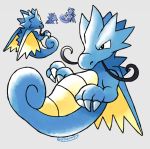  beta_pokemon creature full_body gooompy kingdra_(beta) no_humans pokemon pokemon_(creature) pokemon_(game) pokemon_gsc pokemon_gsc_beta prototype signature simple_background sprite white_background 