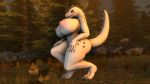  16:9 2020 3d_(artwork) ? anthro areola big_breasts big_butt bluejuicyjuice breasts butt claws conditional_dnp digital_media_(artwork) dinosaur female hands_on_thighs hi_res huge_breasts looking_at_viewer nipples nude redeye001 reptile scales scalie shadedance sharp_claws sharp_teeth smile solo source_filmmaker teeth theropod thick_thighs tongue tyrannosaurid tyrannosaurus tyrannosaurus_rex white_body white_scales widescreen yukiminus_rex_(evovi) 