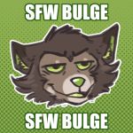  1:1 anthro avatar_material canid canine canis cheek_tuft eggs_(character) eggubboyo english_text facial_tuft fur green_eyes green_nose green_tongue headshot_portrait hi_res male mammal multicolored_body multicolored_fur open_mouth portrait simple_background solo text tongue tuft wolf 