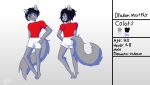  absurd_res anthro big_butt butt canid canine canis drakon_wolf(slendyguy) hi_res male mammal model_sheet satomianimations solo wolf 