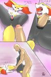  2:3 animal_genitalia animal_pussy anthro anthro_penetrated braixen canid canine canine_genitalia canine_pussy duo english_text female female_penetrated fox from_front_position generation_6_pokemon genitals hi_res human human_on_anthro human_penetrating human_penetrating_anthro humanoid humanoid_genitalia humanoid_penis interspecies lying male male/female male_penetrating male_penetrating_female mammal missionary_position nintendo on_back penetration penile penile_penetration penis penis_in_pussy pokemon pokemon_(species) pokephilia pussy sex simple_background text unusualmatias vaginal vaginal_penetration 
