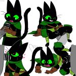  &lt;3 &lt;3_eyes 1:1 2020 3_toes 5_fingers alternate_costume alternate_form anal anal_penetration animal_genitalia animal_penis anthro belt black_body black_fur bodily_fluids cape cartoon_network censored clothing cum cum_in_ass cum_in_mouth cum_inside cumshot cute_fangs digitigrade domestic_cat ejaculation faceless_male fangs felid feline felis fingers fur genital_fluids genitals green_eyes grey_body grey_skin hi_res holding_penis human humanoid_genitalia humanoid_penis kuruko male male/male mammal mao_mao:_heroes_of_pure_heart multiple_images one_eye_closed paws penetration penis sex sheriff_mao_mao_mao simple_background solo tailwag teenager toes toony whiskers white_background wince wink young 