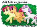  apple_bloom_(mlp) cutie_mark english_text equid equine feral friendship_is_magic group horn horse mammal my_little_pony pterippus scootaloo_(mlp) sweetie_belle_(mlp) texasuberalles text unicorn wings 