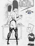  bart_simpson cosmic marge_simpson tagme the_simpsons 
