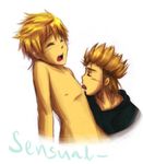  2boys demyx kingdom_hearts male male_focus male_only multiple_boys roxas yaoi 