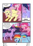  absurd_res amaichix anus ass_up bodily_fluids butt comic dialogue earth_pony english_text equid equine female female/female feral fluttershy_(mlp) friendship_is_magic genital_fluids genitals group hi_res horn horse love_potion mammal my_little_pony pinkie_pie_(mlp) pony pterippus pussy pussy_juice rainbow_dash_(mlp) text twilight_sparkle_(mlp) winged_unicorn wings 