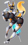  absurd_res amputee android armor artist-apprentice587 big_breasts breasts canid canine cybernetics digital_media_(artwork) disability female fox hi_res machine mammal medical nipples robot solo_focus syringe 