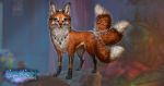  2020 4_toes amenlona blue_eyes brown_body brown_fur canid canine digital_media_(artwork) fox fur looking_at_viewer mammal pawpads toes 