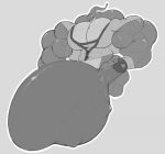  after_vore ambiguous_gender ambiguous_prey anthro anthrofied balls big_balls big_bulge big_muscles big_penis bulge clothing cock_vore fingerless_gloves genitals gloves handwear huge_balls huge_bulge huge_muscles huge_penis hyper hyper_balls hyper_bulge hyper_genitalia hyper_muscles hyper_penis male male_pred monochrome muscular nintendo panscolipede_(character) penile penis pok&eacute;mon pok&eacute;mon_(species) sachiel_666 scolipede shirt smile solo topwear underwear vein veiny_muscles video_games vore 