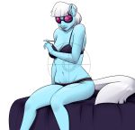  anthro bra breasts cleavage clothed clothing cyrus_physhor equid equine eyewear female friendship_is_magic hi_res horse mammal mature_female my_little_pony panties photo_finish_(mlp) pony sitting solo sunglasses underwear 