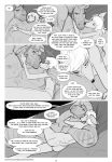  2020 aaron_(falcon_mccooper) anthro beard biped butt car cervid comic cuddling dialogue duo embrace english_text equid equine facial_hair falcon_mccooper fur girly hair hi_res jesse_(falcon_mccooper) kissing larger_male lying male male/male mammal manly monochrome muscular muscular_male night nipples nude on_back on_side outside profanity size_difference sketch smaller_male snout speech_bubble star striped_body striped_fur stripes text url vehicle zebra 