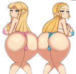  a_link_to_the_past absurd_res alternate_version_at_source big_breasts big_butt blush breasts breath_of_the_wild butt camel_toe clothing drunkavocado duo female hi_res humanoid hylian looking_at_viewer looking_back nintendo nipple_outline not_furry princess_zelda square_crossover the_legend_of_zelda underwear video_games 