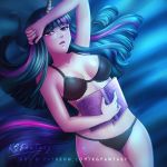  1:1 alternate_species animal_humanoid big_breasts book bra breasts clothing equid equid_humanoid female friendship_is_magic humanoid kgfantasy mammal mammal_humanoid my_little_pony panties solo twilight_sparkle_(mlp) underwear unicorn_humanoid 