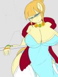  3:4 absurd_res anthro aunt_orange_(mlp) big_breasts breasts cleavage clothed clothing equid equine eyewear female friendship_is_magic glasses handmantoot hi_res horse huge_breasts jewelry mammal mature_female my_little_pony necklace pony solo wide_hips 