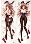  animal_ears aomi_maika ass breasts bunny_ears bunny_girl censored dakimakura fishnets heels karory nipples no_bra pantyhose tail 