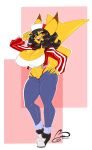  beauty_mark bottomwear breasts clothing female hair hat headgear headwear hi_res jacket jeans nintendo ooo-belise-ooo panties pants pikachu pok&eacute;mon pok&eacute;mon_(species) solo topwear underwear video_games 