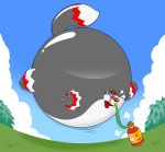  absurd_res animate_inanimate astrothefox canid canine fox helium hi_res inflatable inflation kitsunekit living_inflatable mammal 