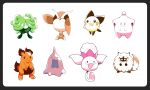  :3 :d animon artsy-rc beta_pokemon booboo cleffa_(beta) commentary english_commentary highres honooguma looking_at_viewer monja no_humans open_mouth pichu_(beta) pokemon pokemon_(creature) pokemon_(game) pokemon_gsc pokemon_gsc_beta pokemon_rgby pokemon_rgby_beta signature simple_background smile wataneko white_background wolfman_(pokemon) 