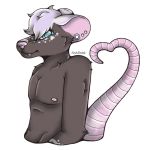 1:1 anthro clothed clothing didelphid male mammal marsupial opossum_anthro own_character pose safe sushidaddy topless topless_male 