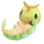  blush bug caterpie caterpillar gen_1_pokemon highres insect manino_(mofuritaionaka) no_humans pokemon pokemon_(creature) simple_background solo white_background 