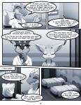  2019 ambiguous_gender anthro clothed clothing collar comic darkmirage dialogue dragonchu english_text fan_character fur hair hi_res quetzalli_(character) text 