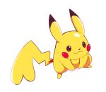  :3 artsy-rc commentary english_commentary gen_1_pokemon highres looking_at_viewer no_humans pikachu pokemon pokemon_(creature) signature simple_background smile white_background 