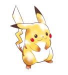  artsy-rc closed_mouth commentary english_commentary full_body gen_1_pokemon looking_at_viewer no_humans pikachu pokemon pokemon_(creature) signature simple_background smile standing sugimori_ken_(style) white_background 