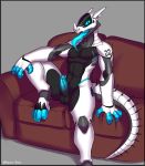  android anthro digital_media_(artwork) dragon furniture genitals hi_res ma-xx machine male maxx-ros nude penis robot simple_background sofa solo synth_(vader-san) tongue 