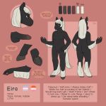  anthro breasts butt eira english_text equid equine frikinky genitals gynomorph hi_res hooves horse intersex mammal model_sheet nipples penis solo text trans_woman_(lore) 