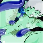  aquaria aquatic blush breasts eyes_closed female forced green_nipples green_skin low_res naija nipples rape small_breasts tears tentacles unknown_artist vaginal 