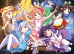  alice_in_wonderland gochuumon_wa_usagi_desu_ka? hoto_cocoa kafuu_chino kirima_sharo okuda_yousuke possible_duplicate tedeza_rize thighhighs tippy_(gochuumon_wa_usagi_desu_ka?) ujimatsu_chiya waitress 