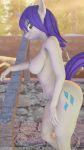  3d_(artwork) 9:16 absurd_res anthro big_breasts breasts cutie_mark digital_media_(artwork) equid female foxventus friendship_is_magic hi_res horn looking_at_viewer mammal my_little_pony nude rarity_(mlp) solo unicorn 