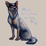  1:1 2019 amber_eyes black_body black_fur black_nose canid canine canis domestic_dog english_text feral fur grey_body grey_fur hi_res mammal multicolored_body multicolored_fur quadruped simple_background solo species_name text vhitany 