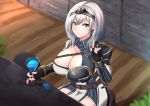  armor cleavage hololive shirogane_noel yak 