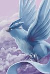  ambiguous_gender articuno beak butt-berry cloud feathered_wings feathers flying hi_res legendary_pok&eacute;mon nintendo pok&eacute;mon pok&eacute;mon_(species) signature solo text url video_games wings 